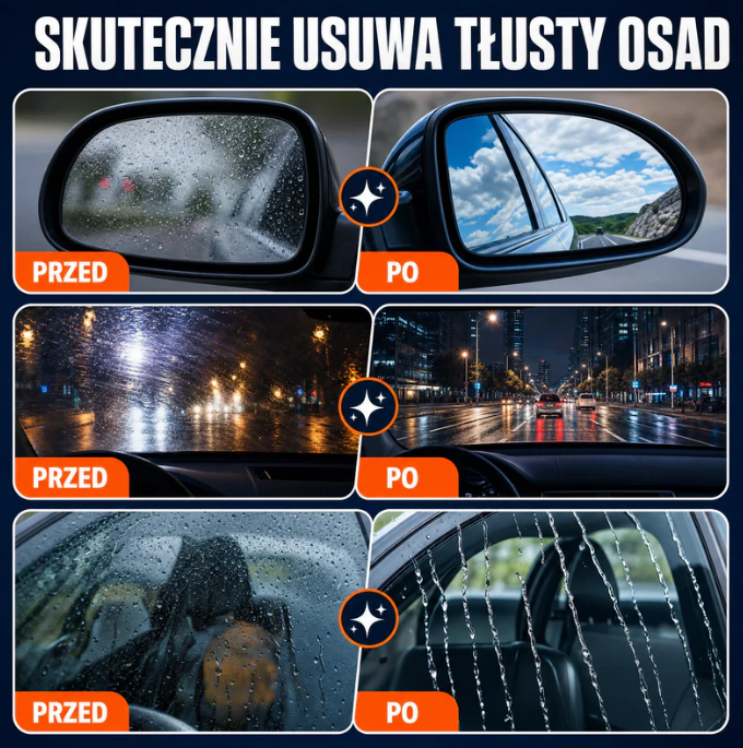 ClearDrive™ - Zestaw Anty Smugowy Do Szyb.