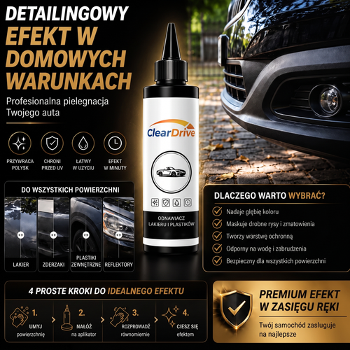 ClearDrive™ -  Preparat do odnowy lakieru samochodowego