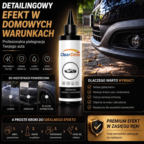 ClearDrive™ -  Preparat do odnowy lakieru samochodowego