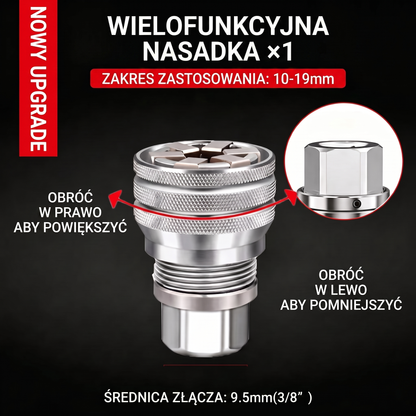 IronDrive™ - Nasadka Samozaciskowa 10–19 mm