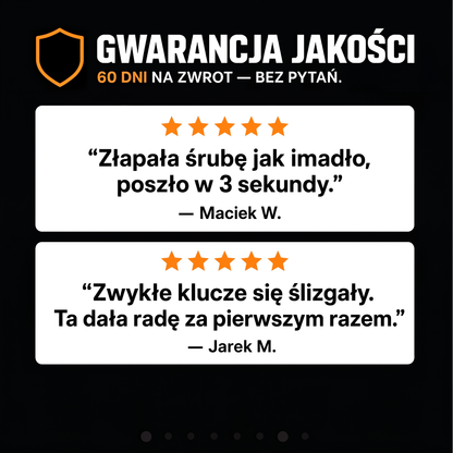 IronDrive™ - Nasadka Samozaciskowa 10–19 mm